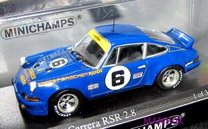 【Ma】ミニチャンプス☆1/43 430736906 ポルシェ 911 RSR 2.8 Ｄaytona 24hrs 1973 SUNOCO 3024台限定