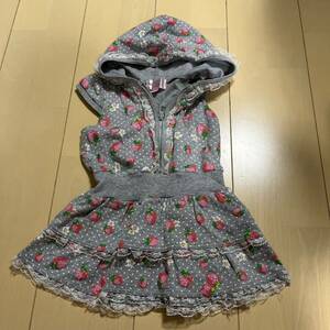  for girl strawberry One-piece (90)