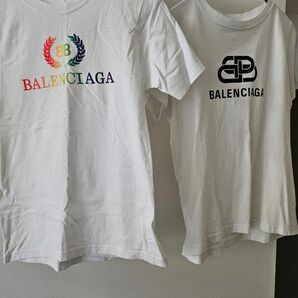 バレンシアガ BALENCIAGA ホワイト Tシャツ ロゴ 