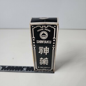 24032604 神薬　シンヤク　第一薬品工業株式会社　空　ガラス　空き瓶 　瓶　紙箱　