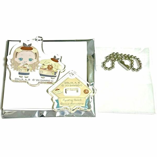 【クルミ×ポムポムプリン】ミニアクリルスタンドキーホルダー ／ リコリス・リコイル×サンリオ コラボ限定品