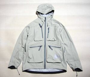 and wander アンドワンダー e vent dropping pocket rain jacket サイズ3 Grey レインジャケット 定価70400円 teton bros 山と道 HOUDINI