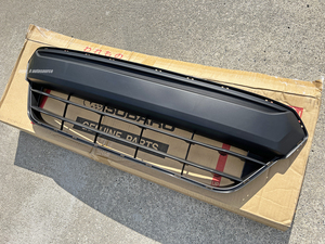 USSubaruGenuine 17-20 SUBARU BRZ フロント Bumper ロア Grille ナンバー穴無し 梨地素地 USDM北米JDM ZC6 STi SPT 後期 ZN6 TOYOTA 86