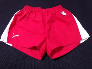 プーマ　サッカー短パン　メンズO　ベリーショートパンツ　レトロ　ビンテージ