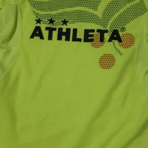値下げATHLETA アスレタ蛍光イエロープラシャツ