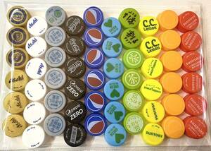 [60 piece ]10 color * color ....| pet bottle cap ①