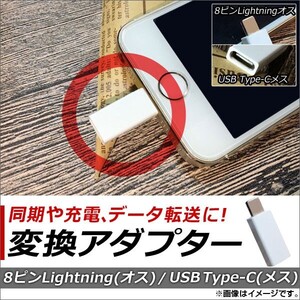 AP iPhone/iPad/iPod用/USB Type-C 変換アダプター 同期/充電/データ転送に！ AP-TH724