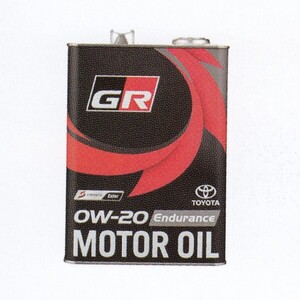 トヨタ純正 ガソリンエンジンオイル GR Endurance 4L 0W-20 入数：1缶 08880-13505