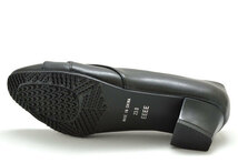 新品 レディースパンプス 529-10 黒 24.5cm レディースローヒールパンプス オフィスシューズ レディース幅広パンプス 4E 通勤 婦人靴_画像4