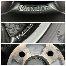 MINILITE（ミニライト）15-5.0+45　ガンメタ（限定カラー・限定サイズ）ヨコハマ BluEarth 165/55R15 2023年製造 2本内減り有_画像5