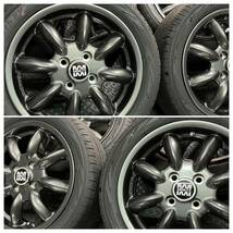 MINILITE（ミニライト）15-5.0+45　ガンメタ（限定カラー・限定サイズ）ヨコハマ BluEarth 165/55R15 2023年製造 2本内減り有_画像2