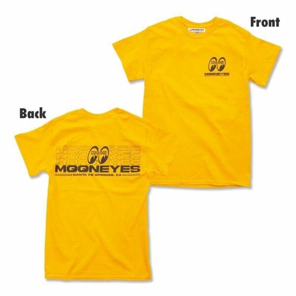 XXLサイズ 2XLサイズ 送料込み ゴールド gold 黄色 yellow イエロー Glowing MOONEYES Tシャツ ムーンアイズ グローイング 3Lサイズ