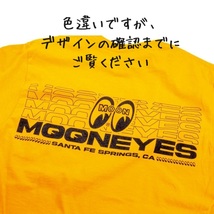 Lサイズ 送料込み ブラック × ライトブルー Glowing MOONEYES Tシャツ ムーンアイズ グローイング black 黒 水色 ブルー_画像3