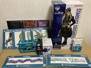 【新品未開封:送料込み】一番くじ ジョジョの奇妙な冒険 STARDUST CRUSADERS A賞、F賞、G賞、H賞、J賞、K賞 空条承太郎 イギー フィギュア 