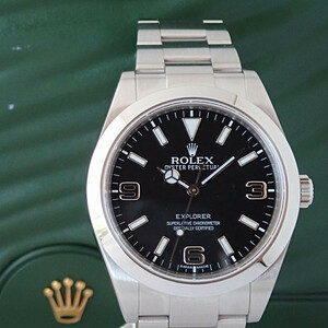 【質屋】ROLEX ロレックス エクスプローラーⅠRef.214270 G番 仕上げ磨き済み 美品 [156]