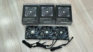 Thermaltake TOUGHFAN 12 PCケースファン 120mm 3個セット 中古