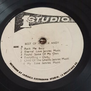 【シルクスクリーンジャケット デザイン違い２枚セット STUDIO ONE 】★★★ HORACE ANDY / THE BEST OF HORACE ANDY ★★★の画像9