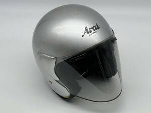  Arai アライ SZ-αⅡ シルバー SZ-アルファ2 SZ-α2 SILVER ジェットヘルメット Mサイズ 