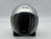  Arai アライ SZ-αⅡ シルバー SZ-アルファ2 SZ-α2 SILVER ジェットヘルメット Mサイズ _画像3