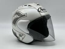 Arai アライ SZ-RAM4 Cafe Racer カフェレーサー白 SZ-Ram4 ジェットヘルメット Lサイズ_画像2