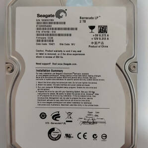 [ジャンク] Seagate ST32000542AS 2TB HDD ハードディスク Barracuda LP [#EFMH]の画像1