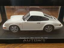 AUTO art:オートアート 1/18 ポルシェ911(964)カレラＲＳ1992ホワイト_画像5