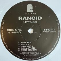 US ORIGI◆White Vinyl◆MAT1◆2x10inch◆Rancid(ランシド)「Let's Go」◆1994年 Epitaph 86434-1◆Rock Punk LP Hardcore SKA_画像8