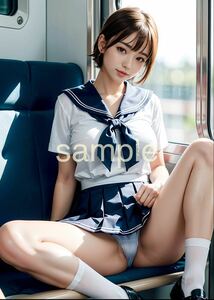 AIイラスト　アートポスター　セクシー　かわいい　女の子　美女　コスプレ　ai 写真光沢用紙使用　584