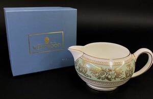 385 【 美品 】WEDGWOOD コロンビア セージグリーン ミルクピッチャー・クリーマー Columbia Sage Green Creamer ウェッジウッド 箱付き