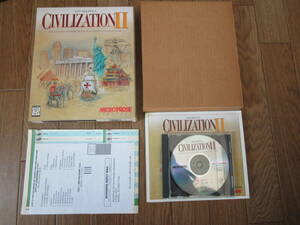 SID MEIER'S CIVILIZATION II 2 Microprose 英語版 Windows3.1/95版 中古 1996