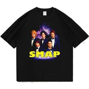 SMAP スマップ Tシャツ ブラック vintageの画像1