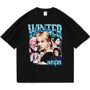 aespa winter ウィンター Tシャツ raptee ブラック