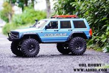 在庫即納　CROSS RC 1/8 24年仕様　EMO X2 Big Lion RTR　【氷河の青】　 ジープチェロキー 【プロボ技適認定済み】_画像1