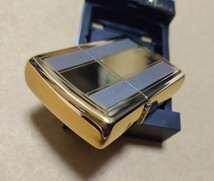 ZIPPO GOLD 初期炎ロゴ 1995年 SOLID BRASS 真鍮製 ソリッドブラス ビンテージ 未使用品_画像4