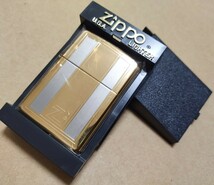 ZIPPO GOLD 初期炎ロゴ 1995年 SOLID BRASS 真鍮製 ソリッドブラス ビンテージ 未使用品_画像9