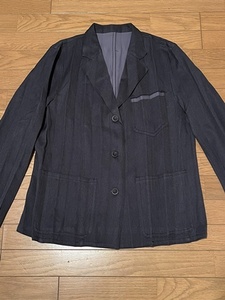 イッセイミヤケ ISSEY MIYAKE プリーツ加工 テーラードジャケット 3B ジャケット L グレー MADE IN JAPAN プリーツプリーズ PLEATS PLEASE