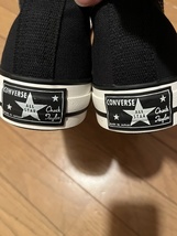 未使用品 コンバース CONVERSE タイムライン TIMELINE チャックテイラー オールスターJ VTG 57 27.5cm ブラック MADE IN JAPAN 日本製 CT70_画像2