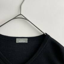 【美品】kolor -BEACON- size/2 (ie) カラー ビーコン ハイゲージ ニット セーター ワッペン ロゴ ブラック 黒 無地 日本製 JAPAN KNIT_画像5