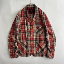 【イタリア製】WOOLRICH WOOLEN MILLS size/XS (iz) 春夏 薄手 ウールリッチウーレンミルズ シャツ ジャケット 長袖 ワーク チェック_画像1