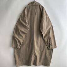 【美品】marka -SHIRT COAT- size/2 (pc) 春夏 マーカ シャツ コート スプリング オーバー コットン ショップ アトリエ ワーク ベージュ_画像8