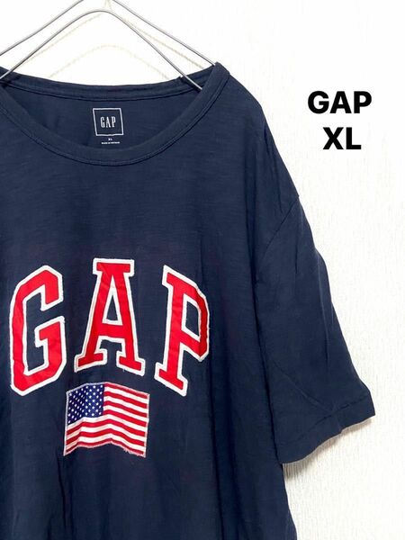 GAPギャップ アメリカ国旗Tシャツ XL