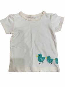 ベビー　キッズ　トップス半袖　サイズ80 Tシャツ　シンプル　子供服　保育園着　幼稚園着　予備服