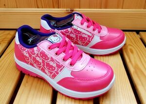  Taiwan ограничение!!* быстрое решение! стандартный товар!! Sanrio Hello Kitty девушки спортивные туфли 21.0cm!