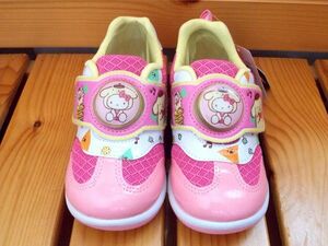 { распродажа распродажа!!} Taiwan * быстрое решение! стандартный товар!! Sanrio Hello Kitty & Pom Pom Purin спортивные туфли * обувь (KT7179) 17.0cm!