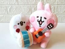 【送料無料】台湾★即決♪ 正規品!! カナヘイの小動物『ピスケ&うさぎの音楽隊』ぬいぐるみ 2体セット【6インチ】♪_画像6