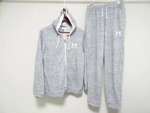 ★彡アンダーアーマーUNDER ARMOUR★彡メンズL スウェット上下 フード一体型☆彡