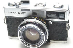 OLYMPUS 35 SP オリンパス ZUIKO ズイコー 35mm フィルム Film Camera 銀 Silver シルバー Range Finder レンジファインダー 動作確認 美品