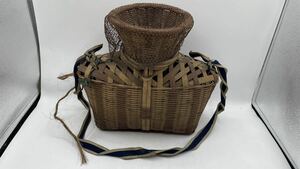 ★竹魚籠 レトロ★アンティーク 釣り道具 古民具