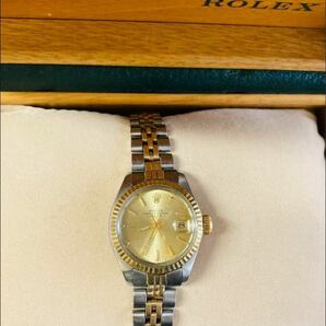 ROLEX ロレックス デイトジャスト シャンパン ゴールド 腕時計の画像1