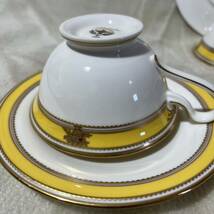 C758 Noritake ノリタケ カップ&ソーサー 2客セット ティーカップ 金彩 花柄 コレクション_画像10